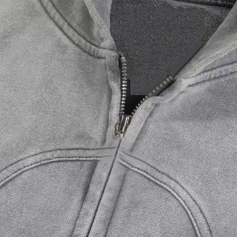 oversized zip up hoodie